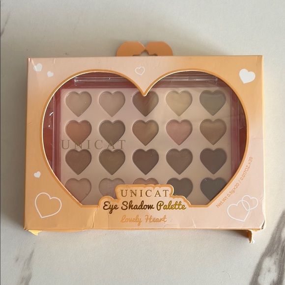 Unicat Lovely Heart Eyeshadow Palette - Brown and Cream Shades - Picture 4 of 4